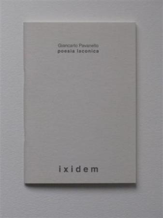 poesia laconica, ixidem, 1999