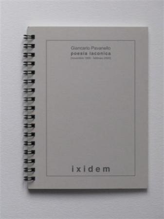 poesia laconica [1999-2000], ixidem, 2000